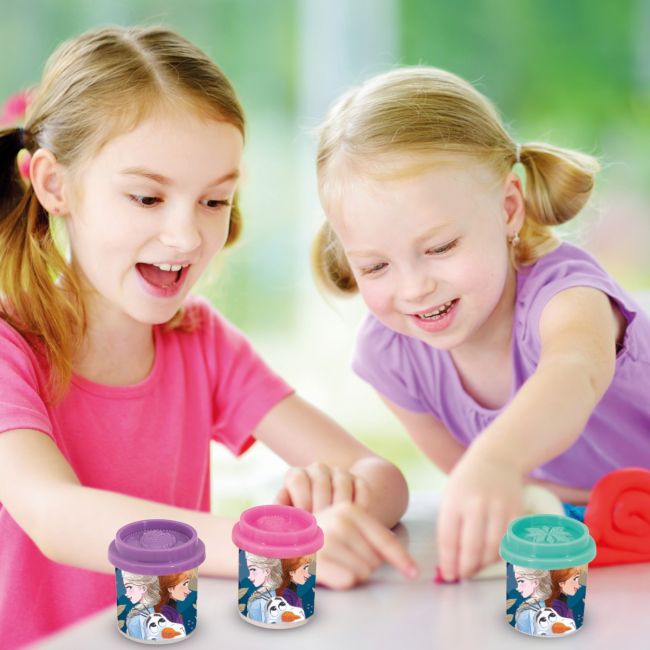 SET 10 BORCANASE DE PLASTILINA FROZEN IN AMBALAJ DE CARTON VIV1045-03610