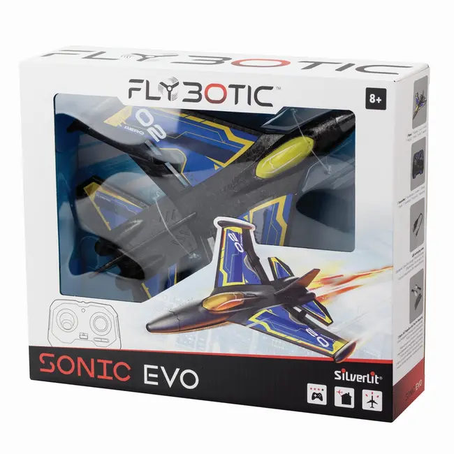 SILVERLIT FLY BOTIC AVION CU TELECOMANDA SONIC EVO VIV7530-85741