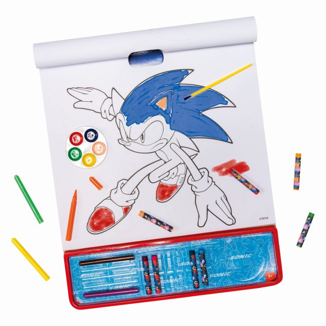 SONIC THE HEDGEHOG SET PENTRU DESEN GIGA BLOCK 5 IN 1 VIV1023-62748