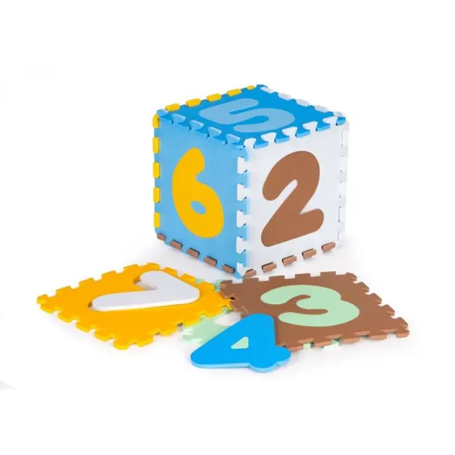 Salteluta de joaca tip puzzle cu pereti, 25 elemente, ecotoys 3255 - multicolor edeedi3255