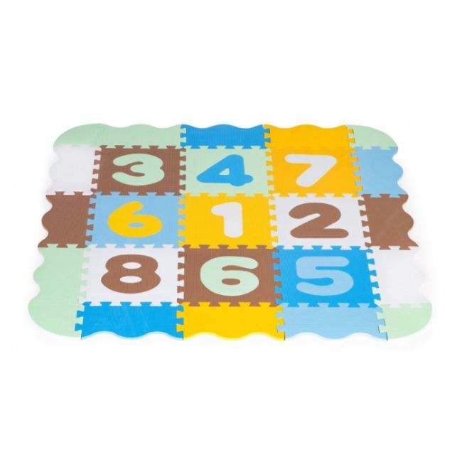 Salteluta de joaca tip puzzle cu pereti, 25 elemente, ecotoys 3255 - multicolor edeedi3255