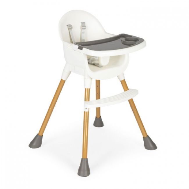 Scaun de masa pentru copii ecotoys ha-042 - alb edeediha-042white