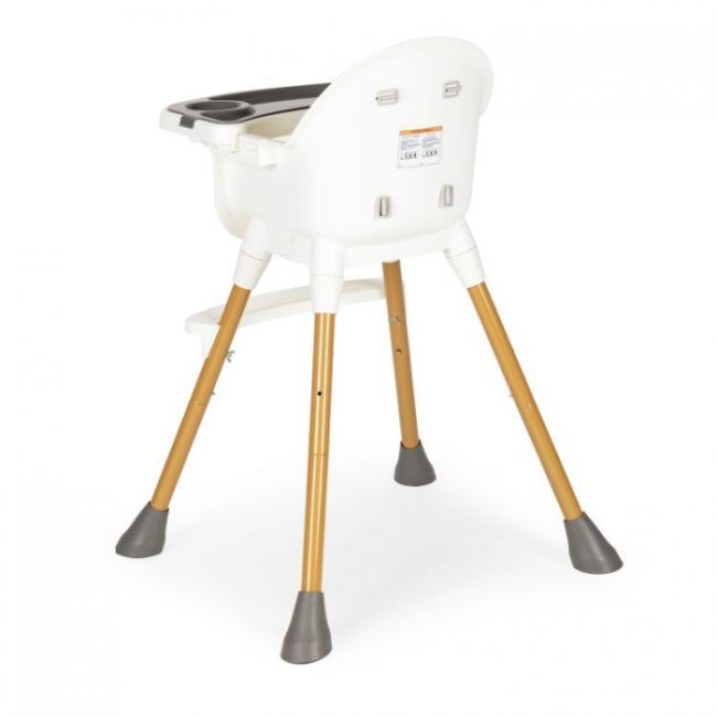 Scaun de masa pentru copii ecotoys ha-042 - alb edeediha-042white