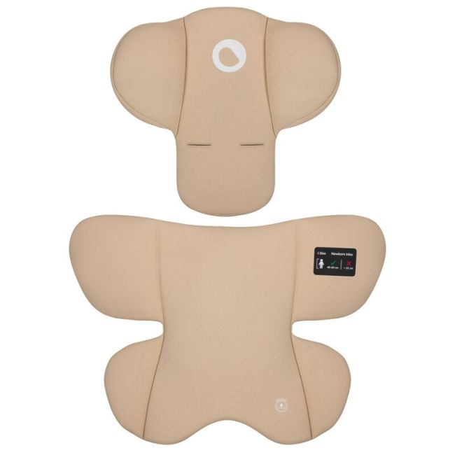 Scoica auto, Lionelo, i-Size Astrid, 0-13 Kg, 40-87 cm, Cu maner si capotina reglabile, Cu protectie laterala avansata, Salteluta confortabila, Conform cu standardul european de securitate R129, Bej BYNLO-ASTRID_I-SIZE_BEIGE