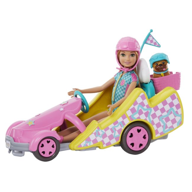 BARBIE SI STACIE PAPUSA STACIE CU KART VIVMTHRM08
