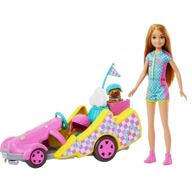 BARBIE SI STACIE PAPUSA STACIE CU KART VIVMTHRM08