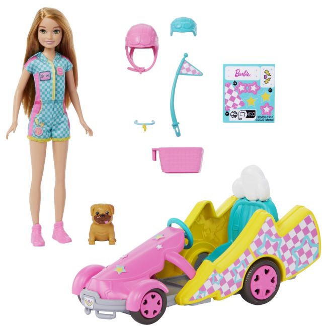 BARBIE SI STACIE PAPUSA STACIE CU KART VIVMTHRM08