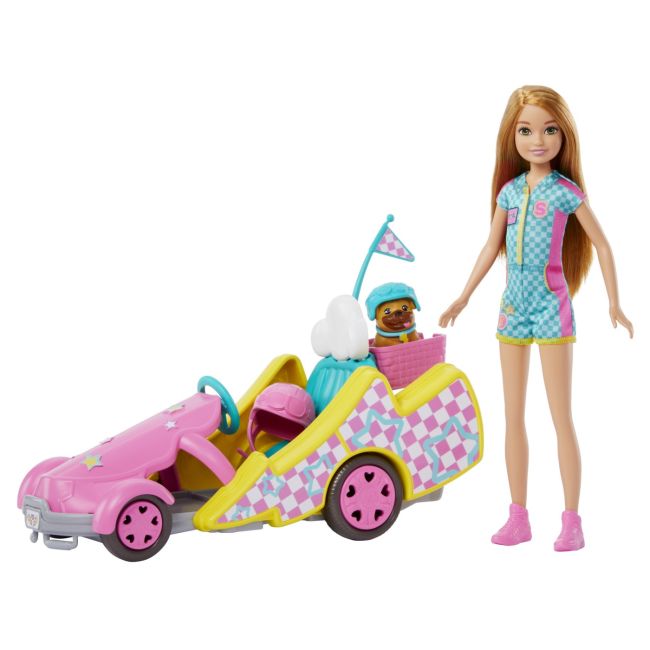 BARBIE SI STACIE PAPUSA STACIE CU KART VIVMTHRM08