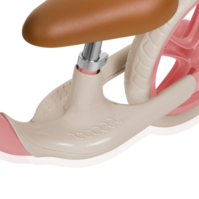 Bicicleta fara pedale, Lionelo, Alex Plus, Usoara, Cu ghidon si sa reglabile, Include cos depozitare si sonerie, Din otel, Cu roti din spuma EVA, 12 inch, Pink Rose BYNLO-ALEX_PLUS_PINK_ROSE
