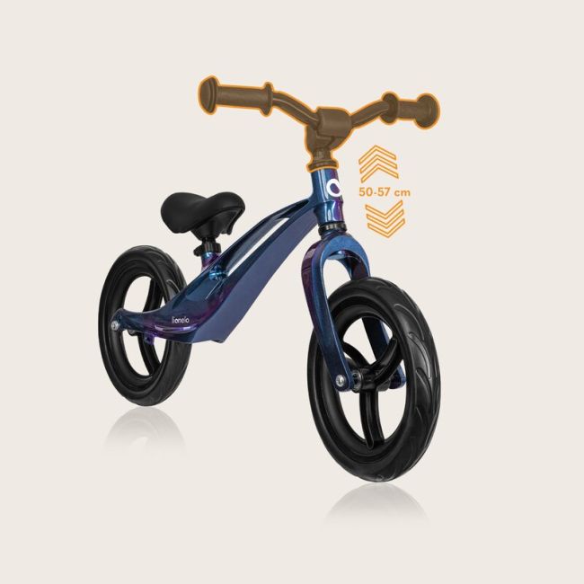 Bicicleta fara pedale, Lionelo, Bart, Usoara, Cu cadru din magneziu, Cu ghidon si sa reglabile, Greutate 3 Kg, 12 inch, Conform cu standardul european de securitate EN71, Blue Violet BYNLO-BART_BLUE_VIOLET