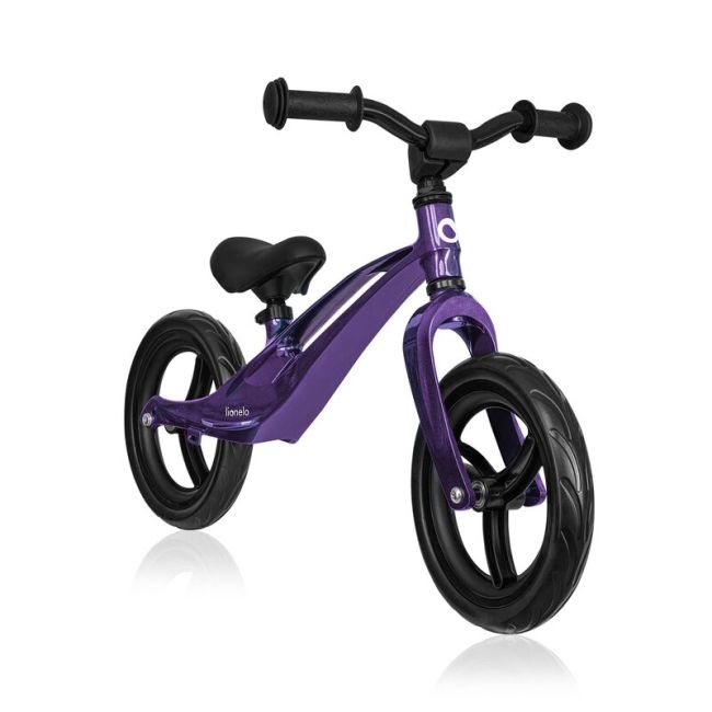Bicicleta fara pedale, Lionelo, Bart, Usoara, Cu cadru din magneziu, Cu ghidon si sa reglabile, Greutate 3 Kg, 12 inch, Conform cu standardul european de securitate EN71, Purple Amethyst BYNLO-BART_PURPLE_AMETHYST