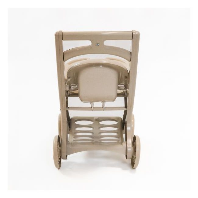 Carucior pentru papusa MyKids 0122/02eco Beige-Brown 00086917