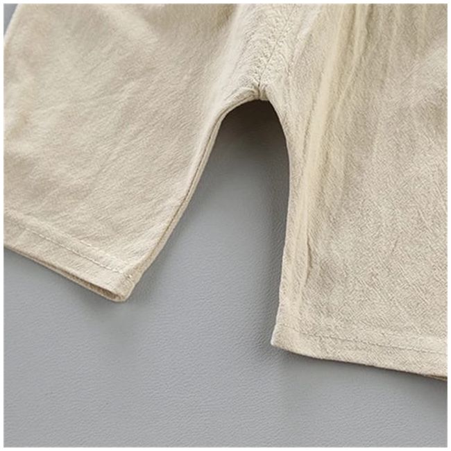 Costum bebelusi cu pantalonasi si camasuta bleu - Coronite LIHQ317-3