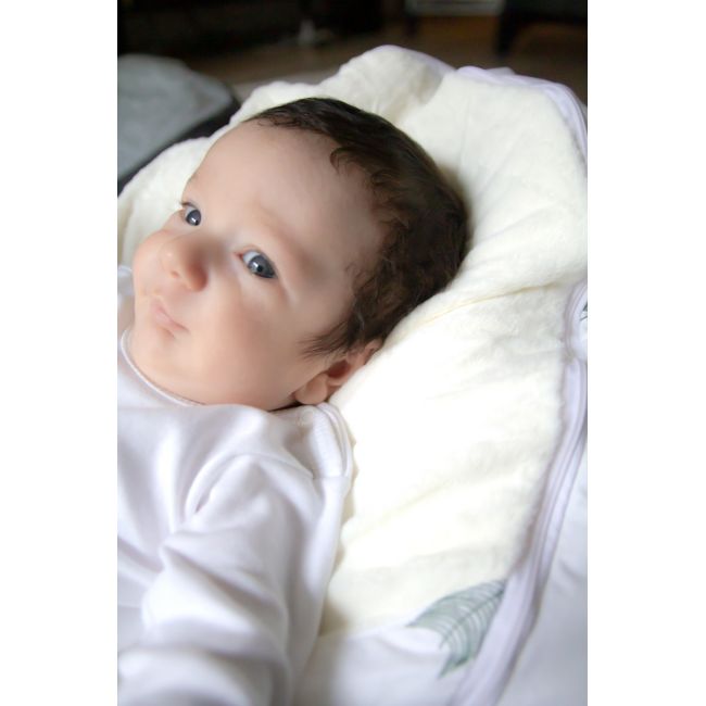 Fotoliu pentru bebelusi cu ham de siguranta BabyJem (Culoare: Gri) JEMbj_3486