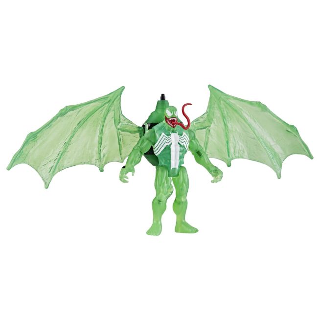HASBSPIDERMAN SET VEHICUL SI FIGURINA GREEN SYMBIOTE 10CM VIVF8845_F8968
