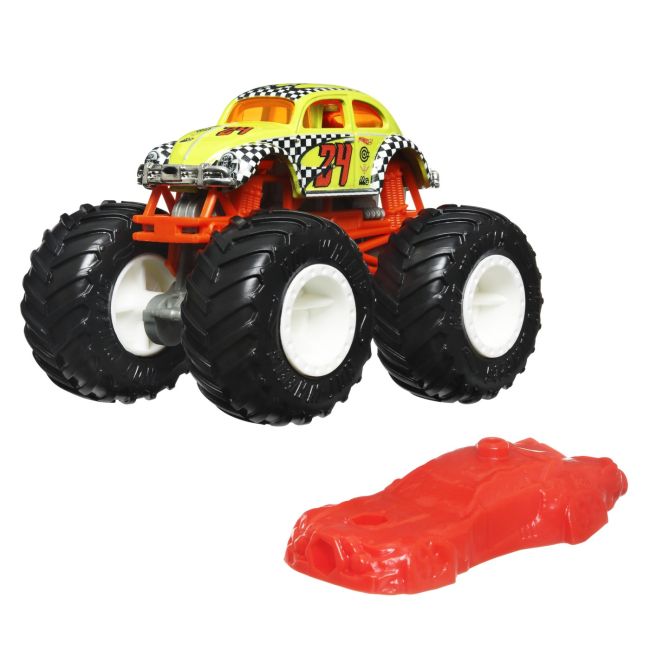 HOT WHEELS MONSTER TRUCK MASINUTA VOLKSWAGEN BEETLE SCARA 1:64 VIVMTFYJ44_HTM65