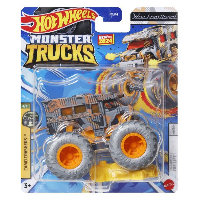 HOT WHEELS MONSTER TRUCK MASINUTA WRECKREATIONAL SCARA 1:64 VIVMTFYJ44_HTM53