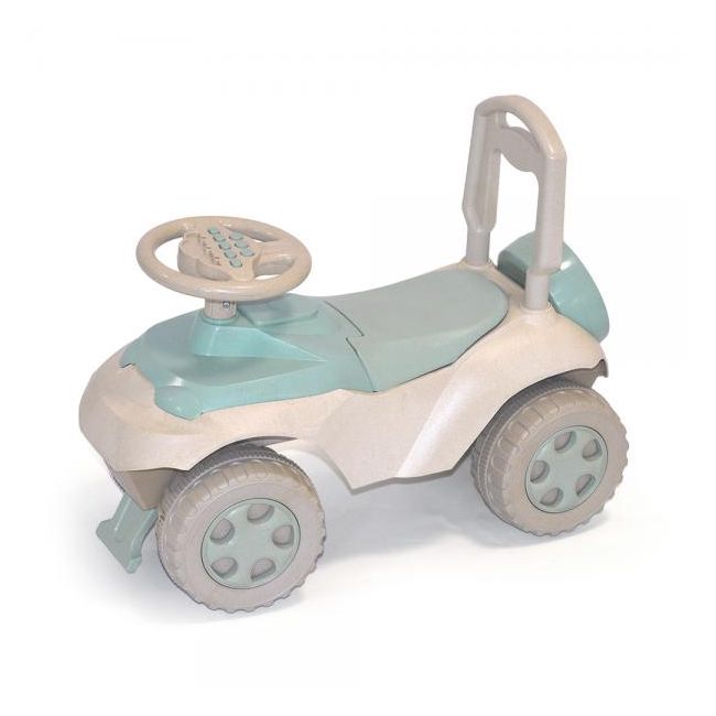Masinuta de impins MyKids Music 0142/01eco Beige-Turquoise 00086921