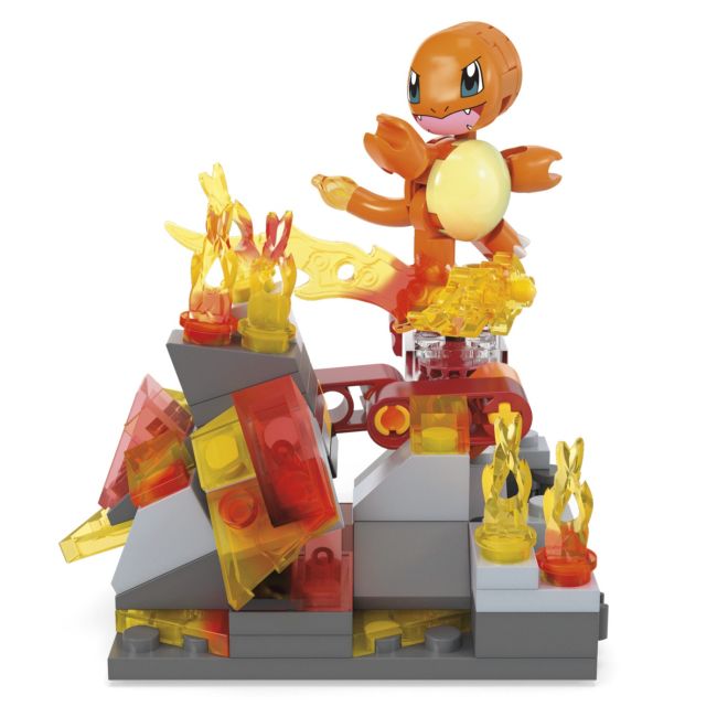 POKEMON MEGA SET DE CONSTRUCTIE ROATA DE FOC A LUI CHARMANDER VIVMTHDL75_HTH86