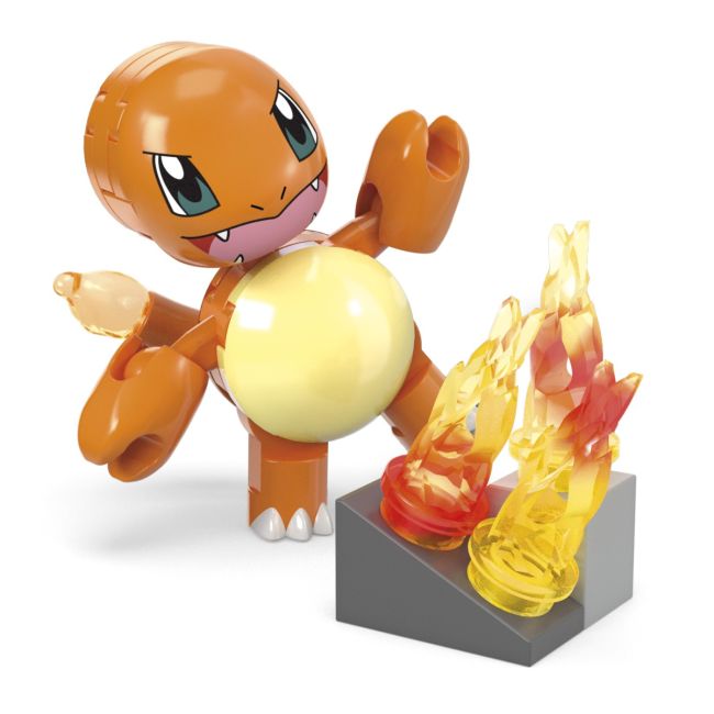 POKEMON MEGA SET DE CONSTRUCTIE ROATA DE FOC A LUI CHARMANDER VIVMTHDL75_HTH86
