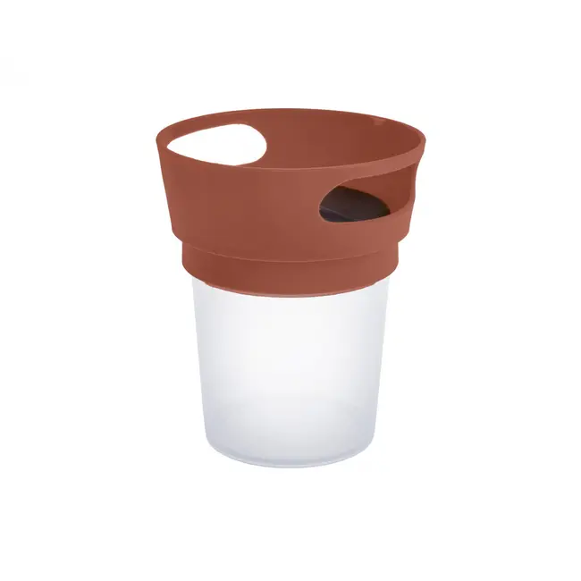 Recipient pentru gustrari cu capac, BabyJem (Culoare: Roz piersica) JEMbj_8743