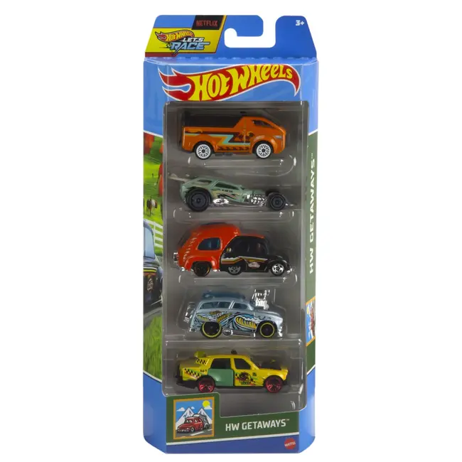 SET 5 MASINI HOT WHEELS HW GETAWAYS VIVMT1806_HTV46