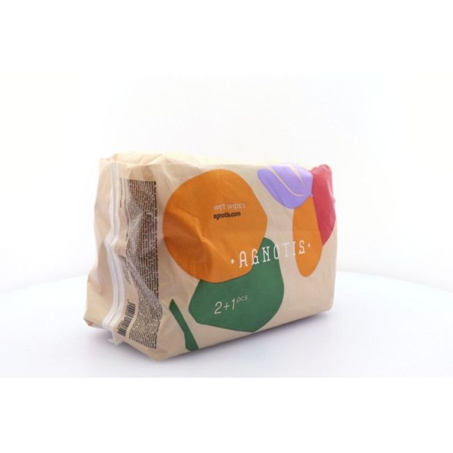 Servetele umede hipoalergenice pentru bebelusi si copii Agnotis, 3 pachete X 50 buc JEMAgn_wipes4