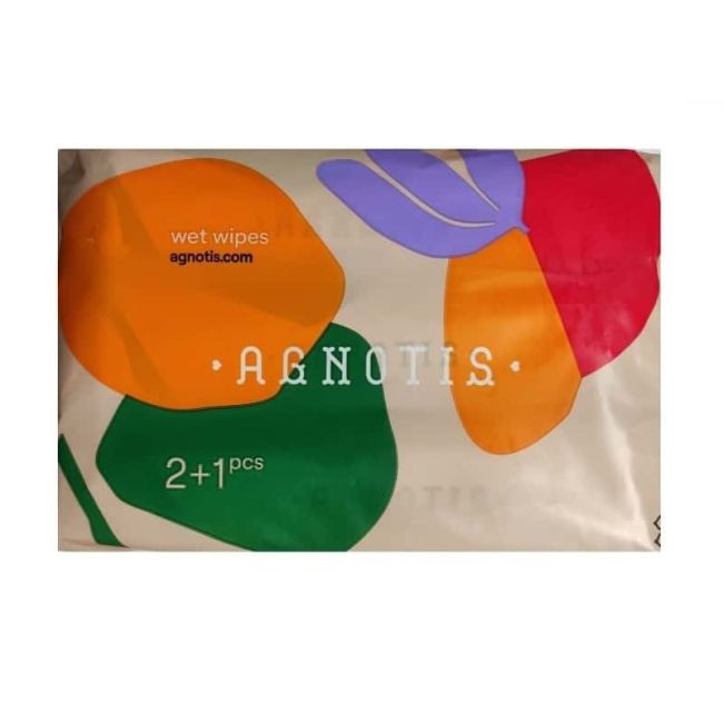 Servetele umede hipoalergenice pentru bebelusi si copii Agnotis, 3 pachete X 50 buc JEMAgn_wipes4