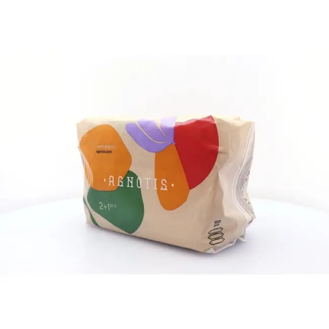 Servetele umede hipoalergenice pentru bebelusi si copii Agnotis, 3 pachete X 50 buc JEMAgn_wipes4
