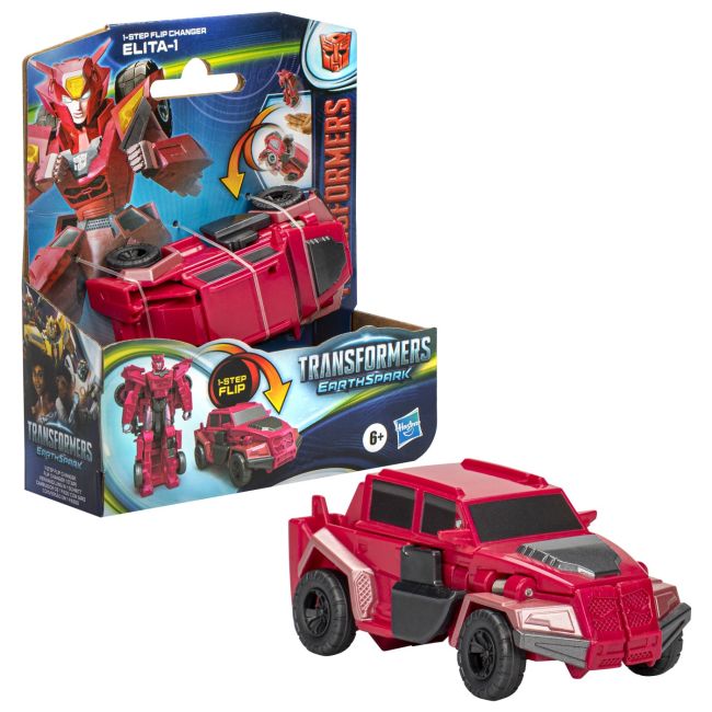 TRANSFORMERS 7 EARTHSPARK FIGURINA TRANSFORMABILA ELITA-1 6CM VIVF6229_F8662