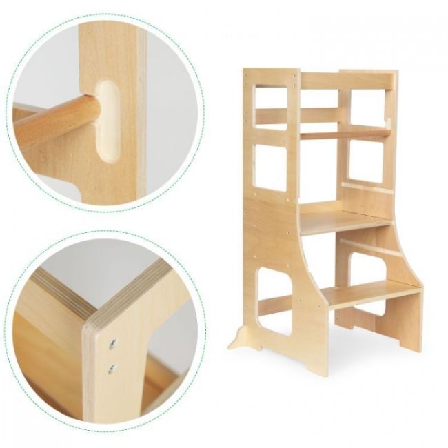 Turn de invatare ajustabil din lemn ecotoys esc-w-070a edeediesc-w-070a
