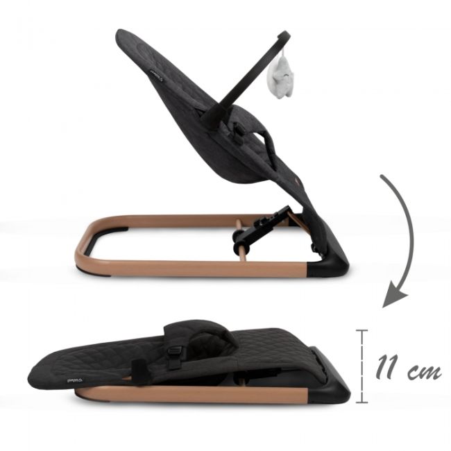 Balansoar pentru copii kidwell laro - wooden black edeedilebular01a3