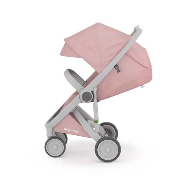 Carucior, Greentom, Classic Upp, 100% Ecologic, Grey Blossom KRTAFGREYBLOSSOM