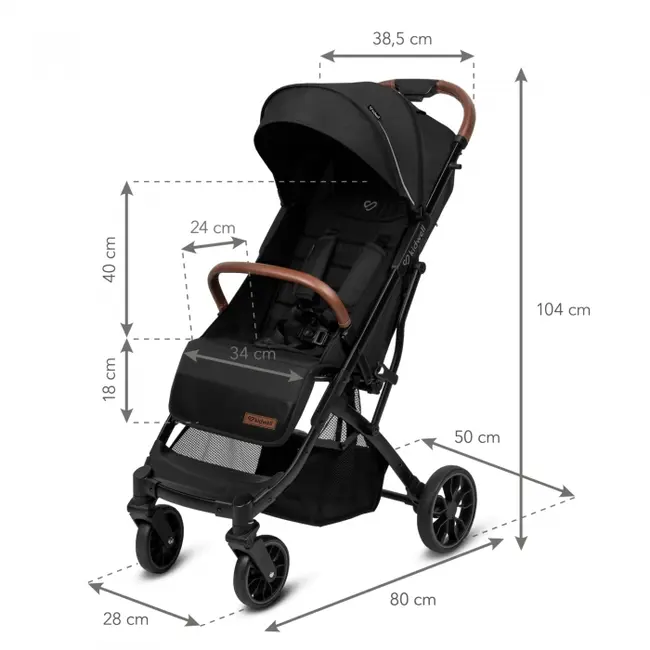 Carucior sport kidwell colmer jet black edeediwospcol01a0