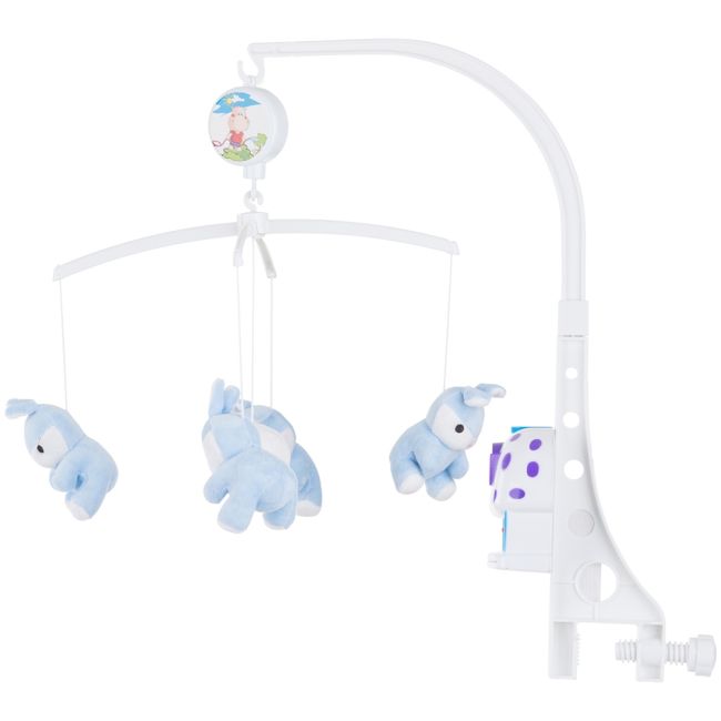 Carusel muzical pentru patut chipolino blue rabbits hubmils02120br