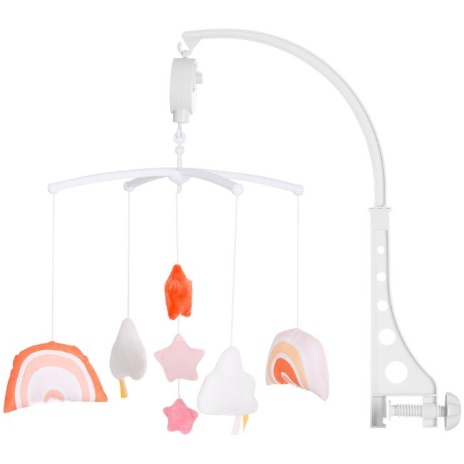 Carusel muzical pentru patut chipolino colorful clouds hubmils02306cc