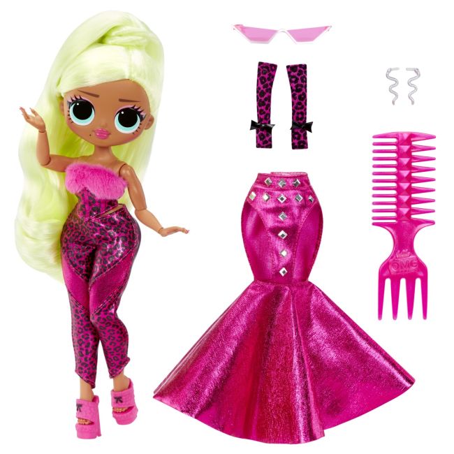 L.O.L. SURPRISE! OMG LADY DIVA PAPUSA FASHIONISTA CU ACCESORII VIVMGA591597EUC