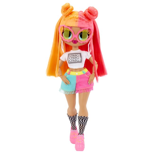 L.O.L. SURPRISE! OMG NEONLICIOUS PAPUSA FASHIONISTA CU ACCESORII VIVMGA591580EUC