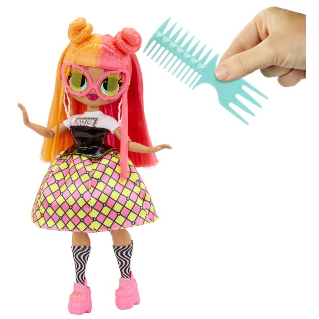 L.O.L. SURPRISE! OMG NEONLICIOUS PAPUSA FASHIONISTA CU ACCESORII VIVMGA591580EUC