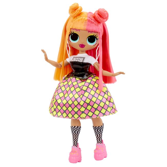 L.O.L. SURPRISE! OMG NEONLICIOUS PAPUSA FASHIONISTA CU ACCESORII VIVMGA591580EUC