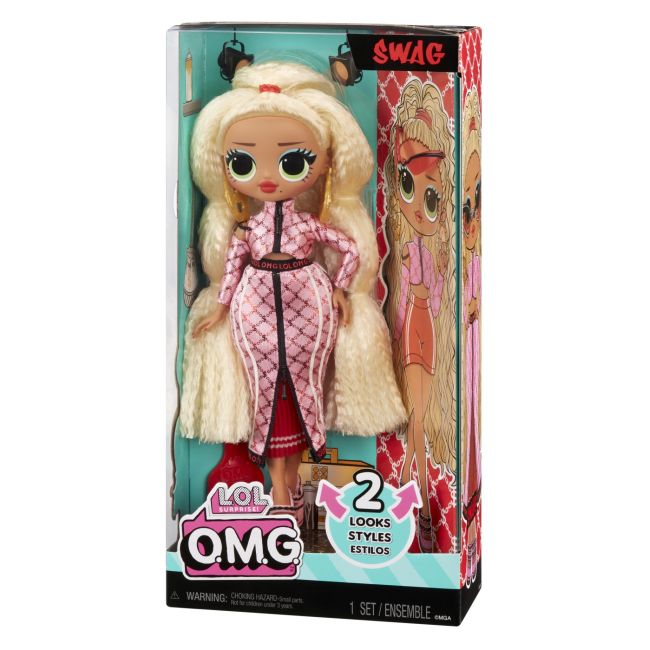 L.O.L. SURPRISE! OMG SWAG PAPUSA FASHIONISTA CU ACCESORII VIVMGA591573EUC