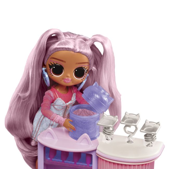 L.O.L. SURPRISE! OMG SWEET NAILS KITTY K CAFÉ SET PAPUSA CU ACCESORII VIVMGA503859EUC