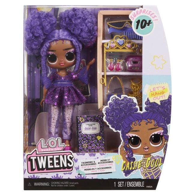 L.O.L. SURPRISE! TWEENS PAPUSA FASHIONISTA CASSIE COOL CU SURPRIZE VIVMGA591672EUC