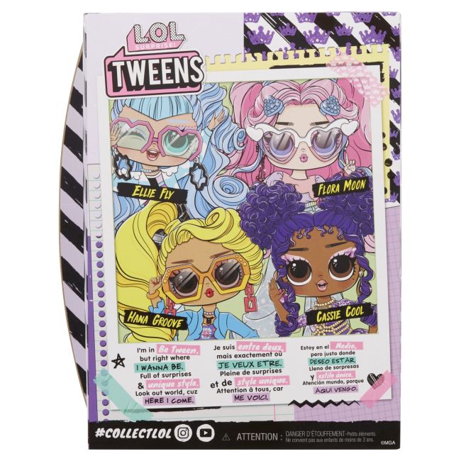 L.O.L. SURPRISE! TWEENS PAPUSA FASHIONISTA CASSIE COOL CU SURPRIZE VIVMGA591672EUC