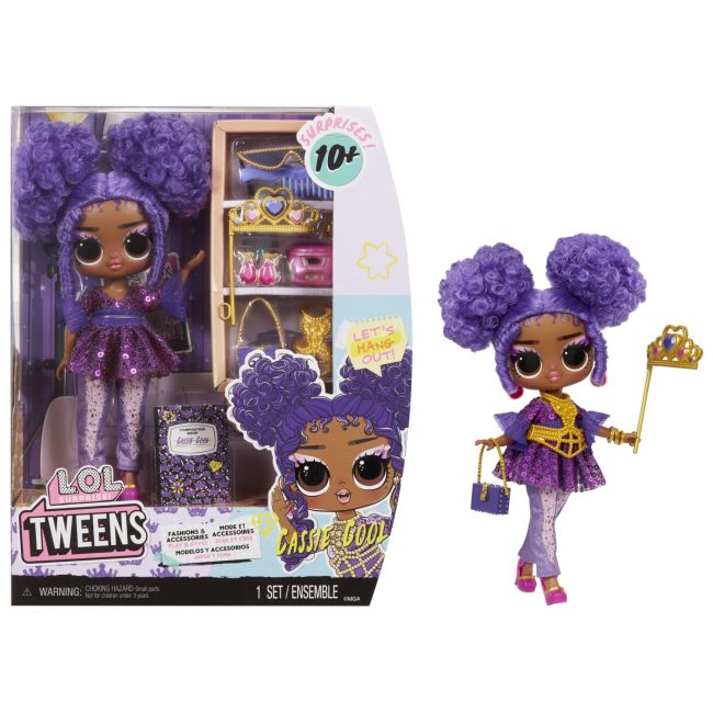 L.O.L. SURPRISE! TWEENS PAPUSA FASHIONISTA CASSIE COOL CU SURPRIZE VIVMGA591672EUC