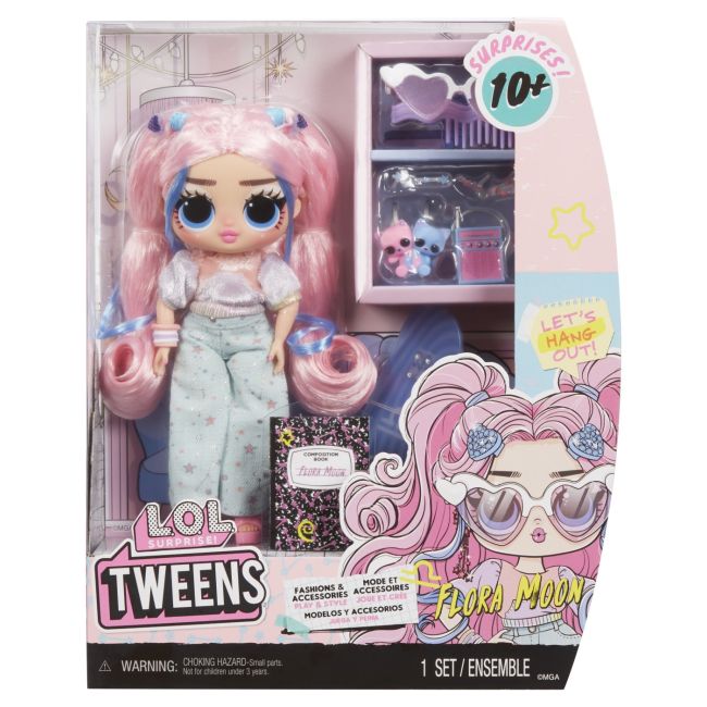 L.O.L. SURPRISE! TWEENS PAPUSA FASHIONISTA FLORA MOON CU SURPRIZE VIVMGA591665EUC