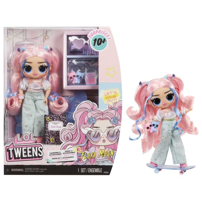 L.O.L. SURPRISE! TWEENS PAPUSA FASHIONISTA FLORA MOON CU SURPRIZE VIVMGA591665EUC