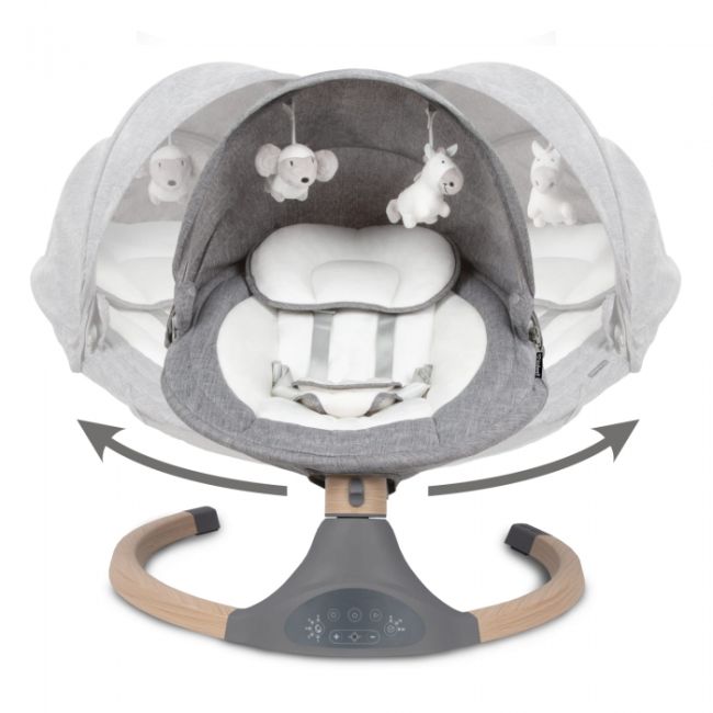 Leagan electric 2 in 1 kidwell luxi - wooden dark melange edeedibuellux01a3