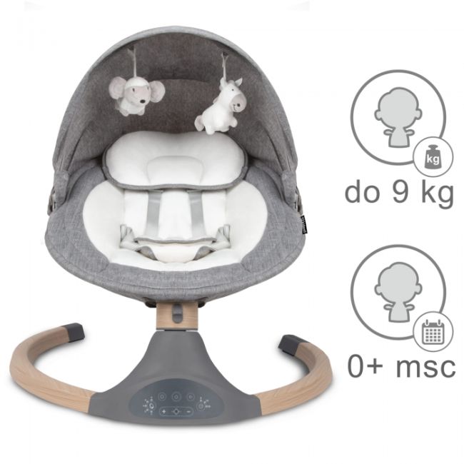 Leagan electric 2 in 1 kidwell luxi - wooden dark melange edeedibuellux01a3