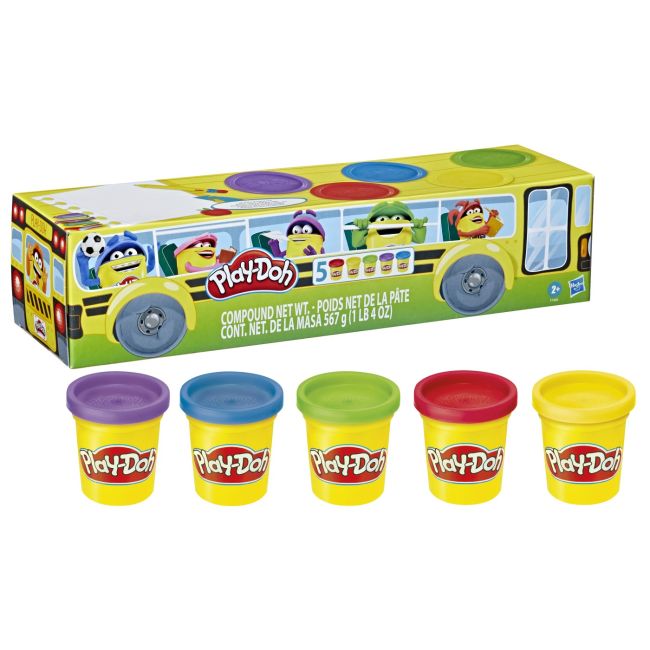 PLAY-DOH PACHET DE 5 CUTII BACK TO SCHOOL VIVF7368